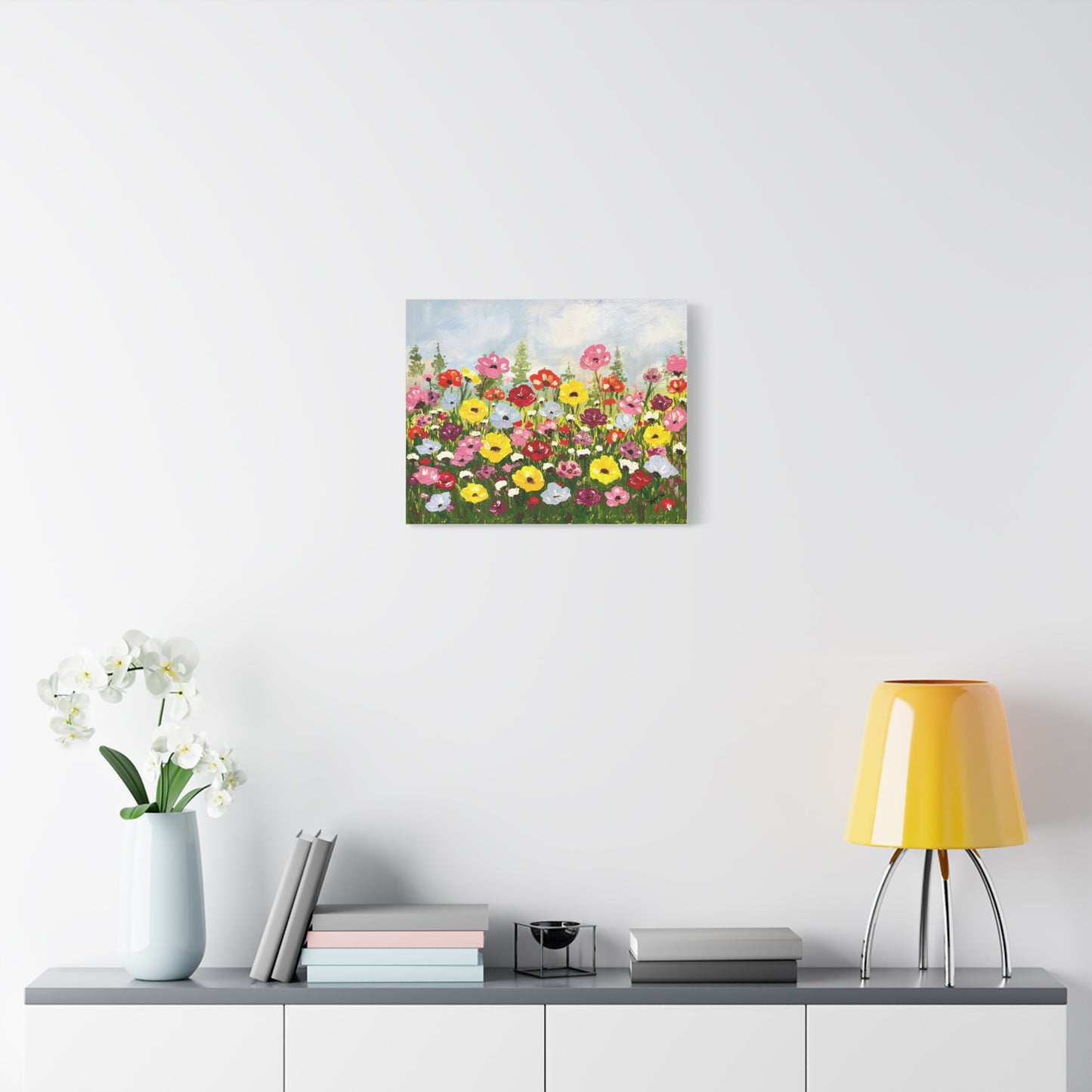 A Field of Joy Canvas Art — Bright Floral Wall Decor
