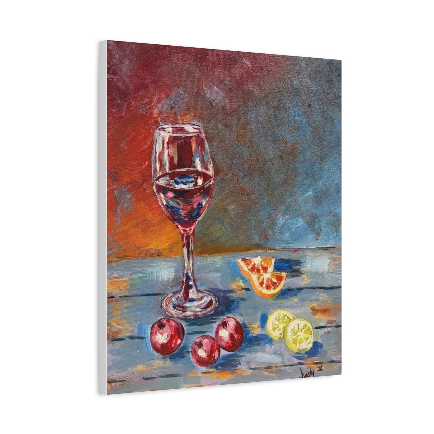 A Quiet Pour Canvas Print — Stretched Wall Art