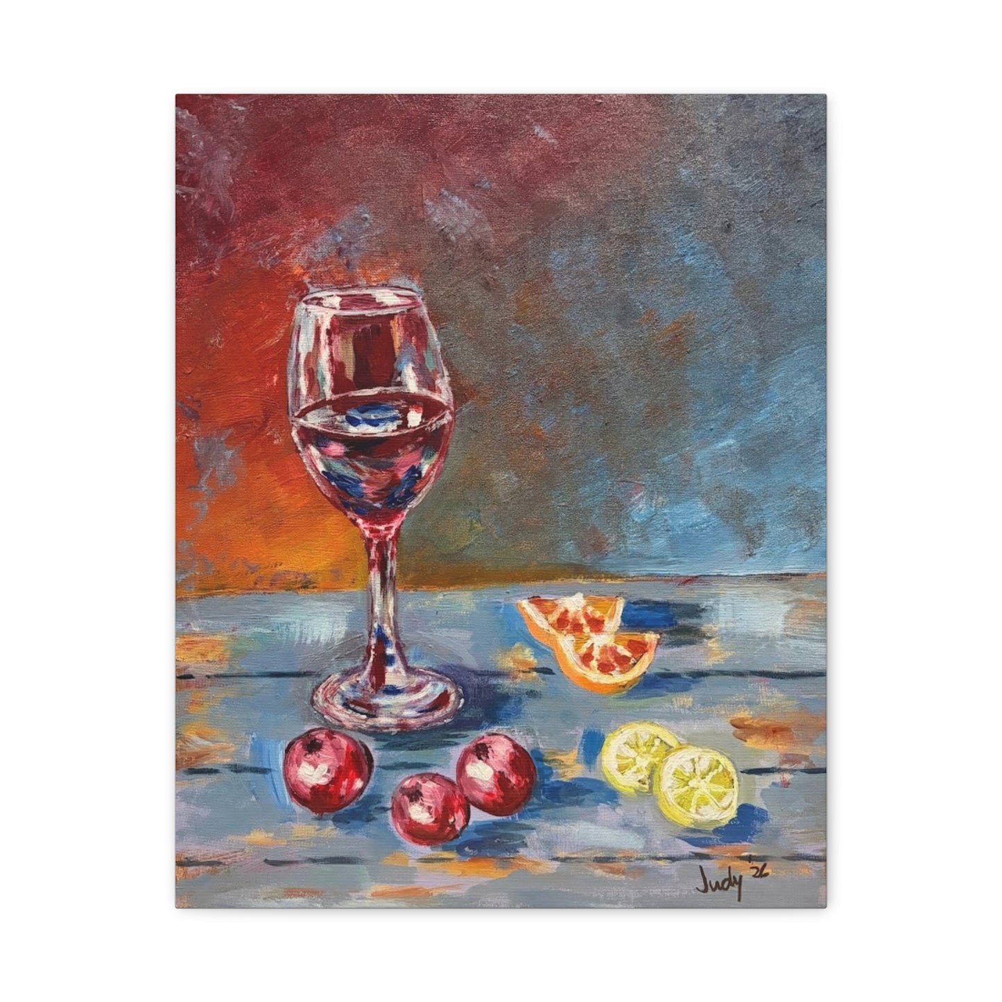 A Quiet Pour Canvas Print — Stretched Wall Art