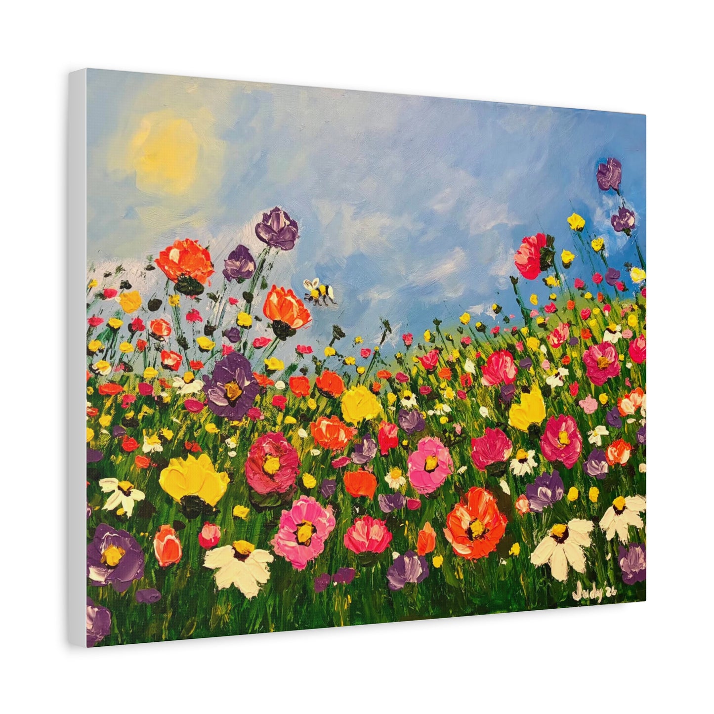 Bloom Rush Matte Canvas, Stretched, 1.25"