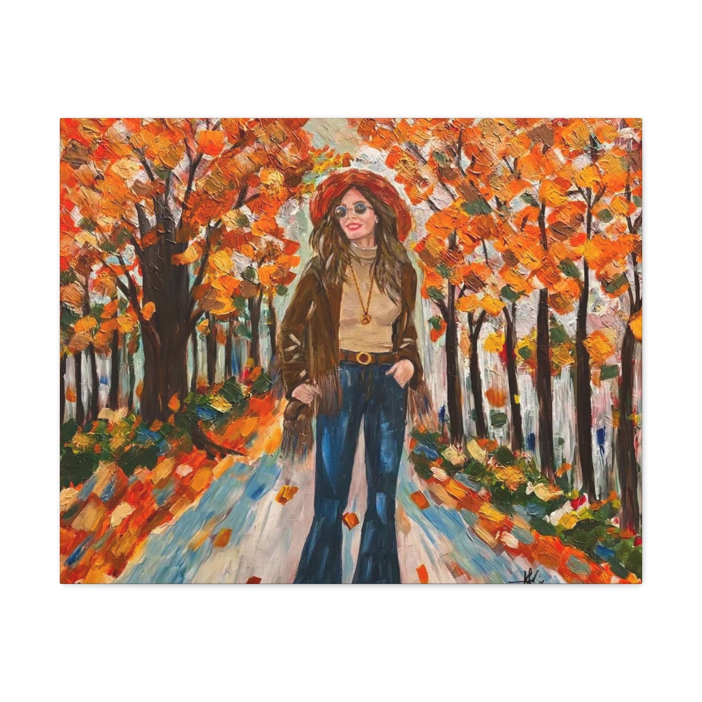 The Way Back Home - Matte Canvas Print