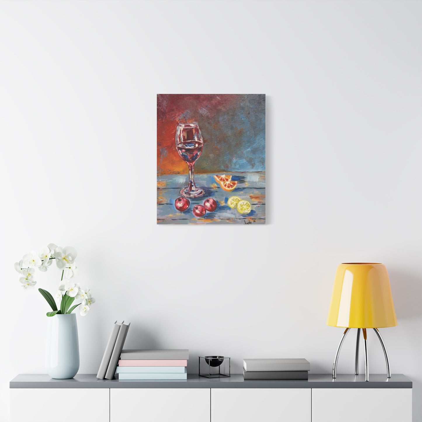 A Quiet Pour Canvas Print — Stretched Wall Art