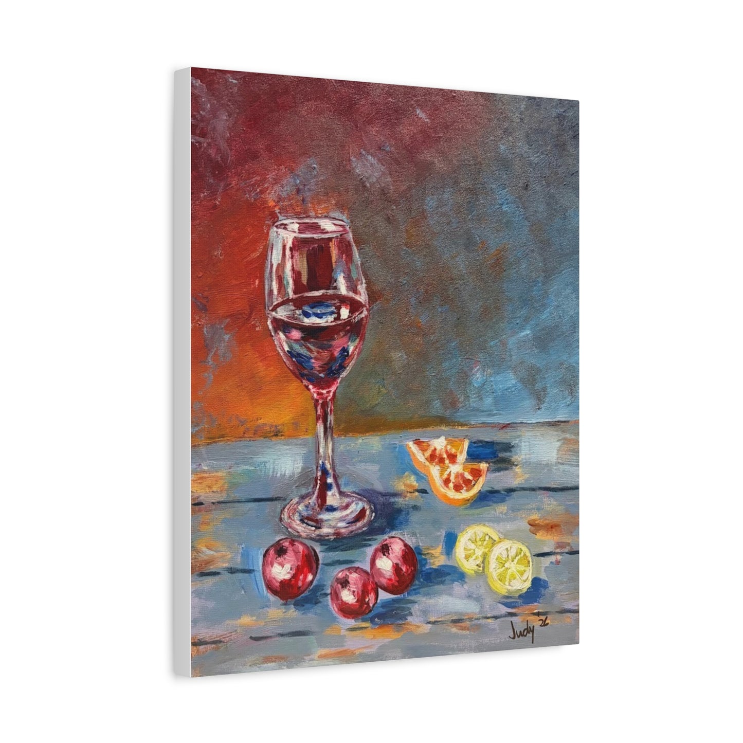 A Quiet Pour Canvas Print — Stretched Wall Art