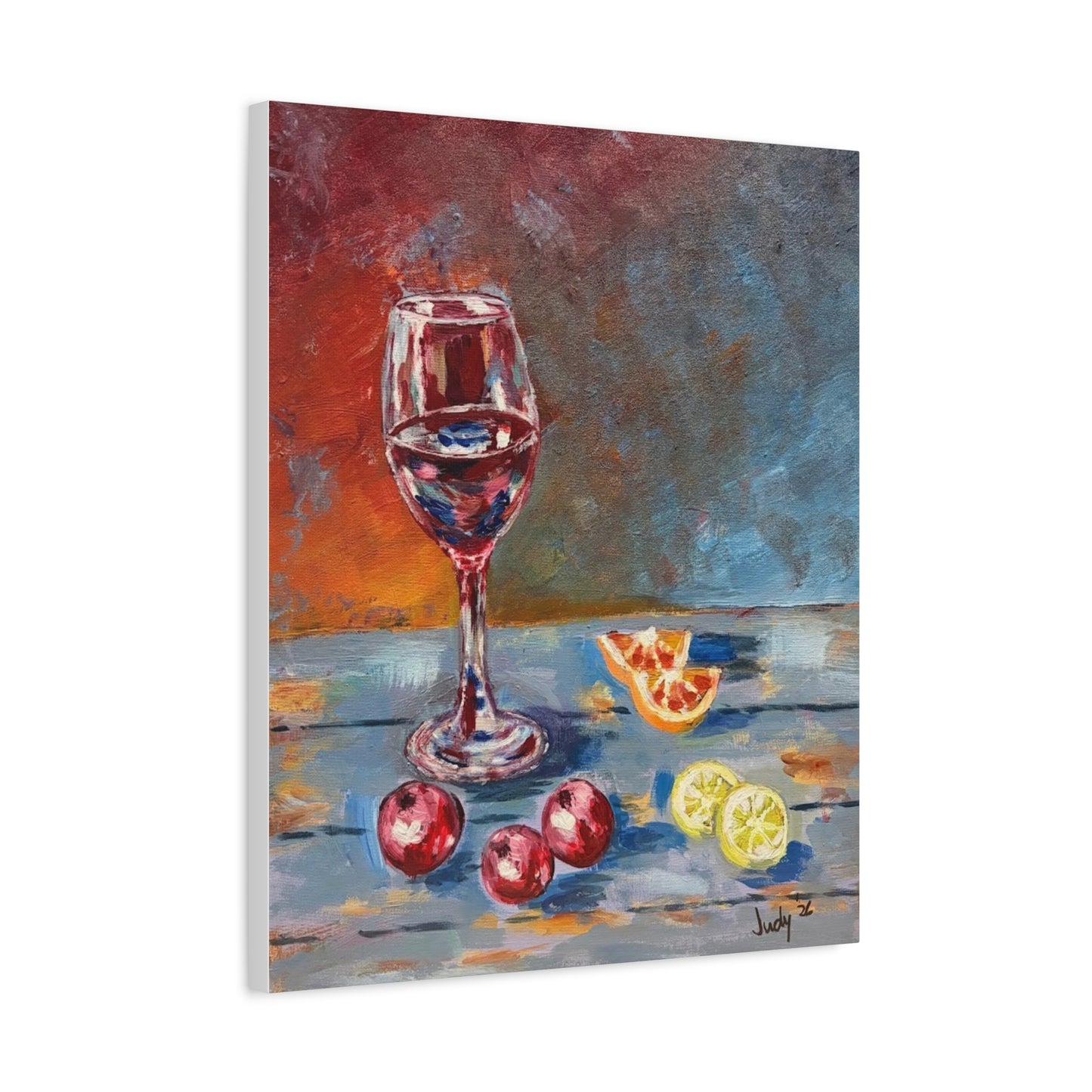 A Quiet Pour Canvas Print — Stretched 1.25" Wall Art