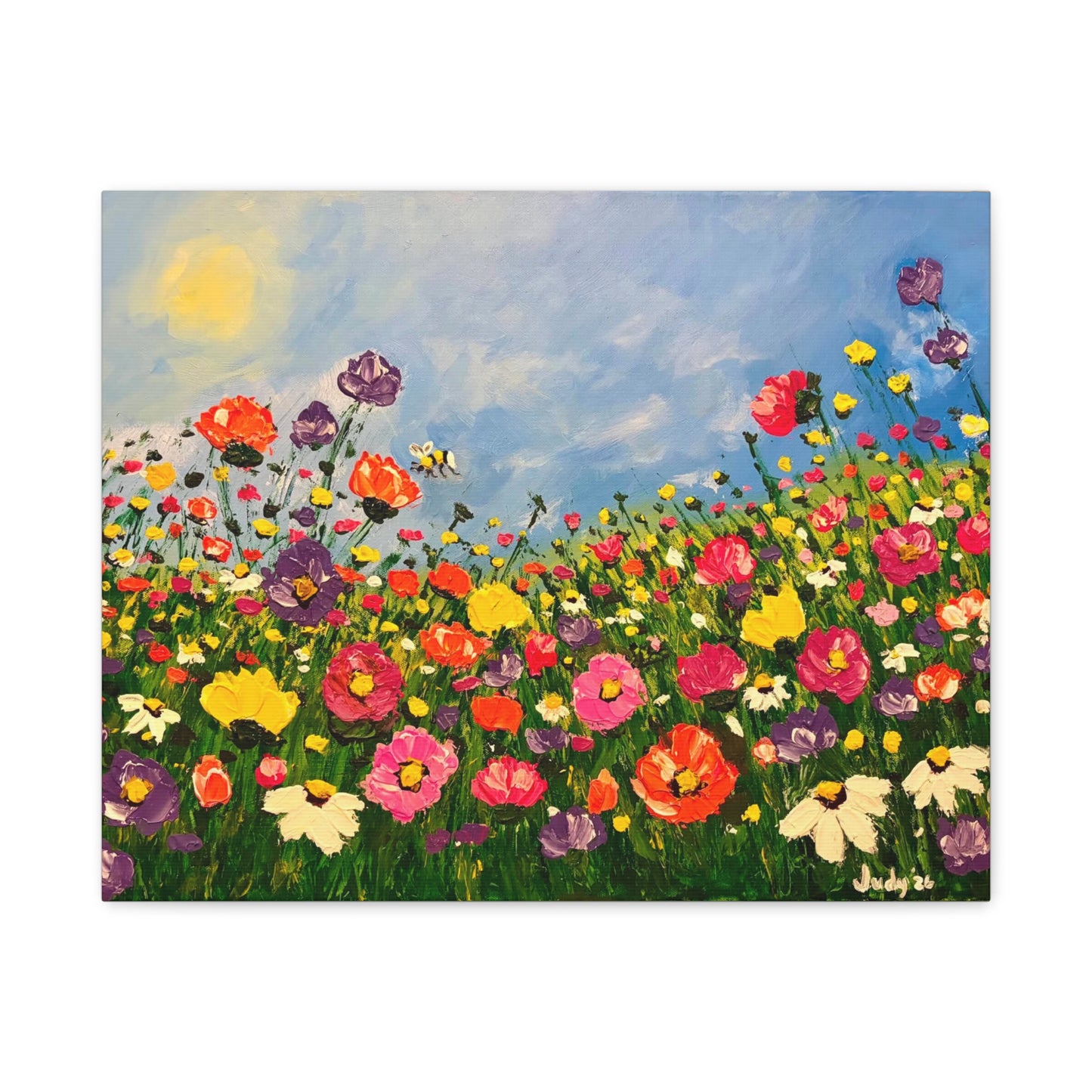 Bloom Rush Matte Canvas, Stretched, 1.25"