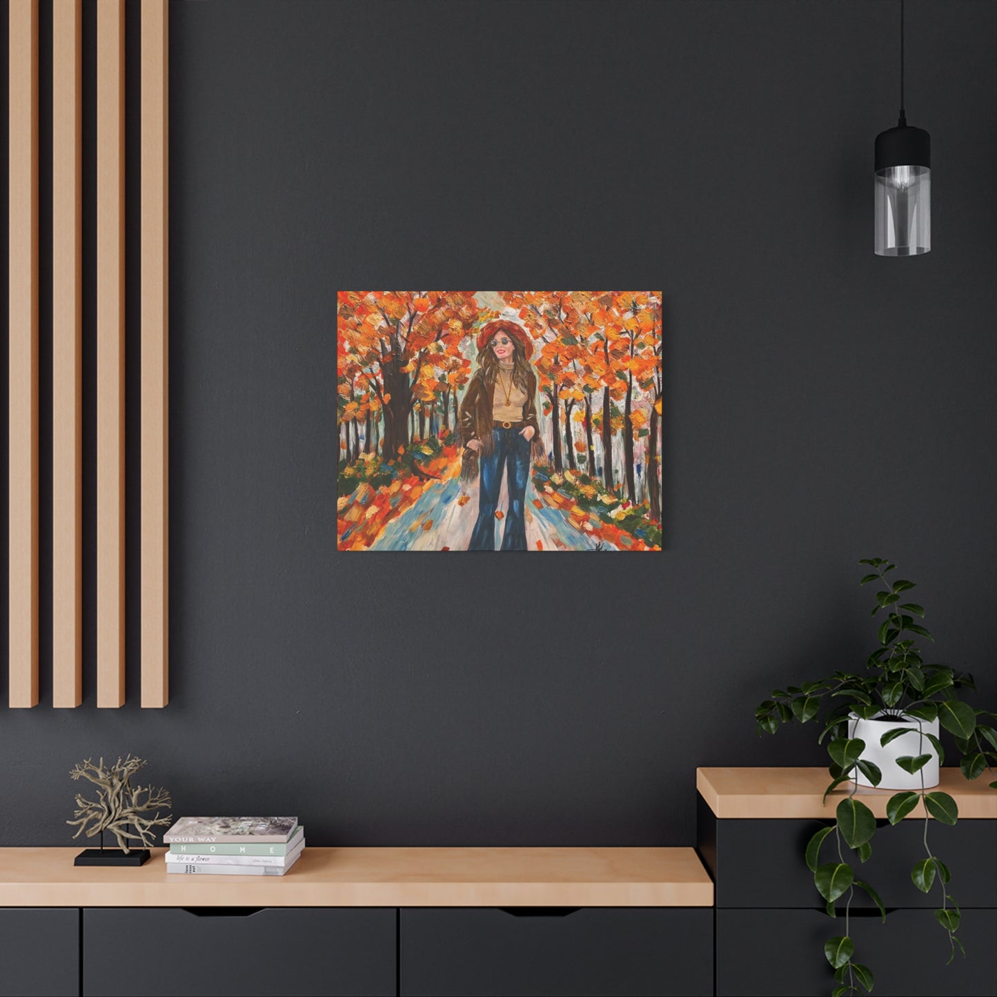 The Way Back Home - Matte Canvas Print
