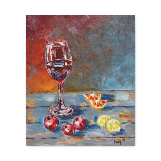 A Quiet Pour Canvas Print — Stretched 1.25" Wall Art