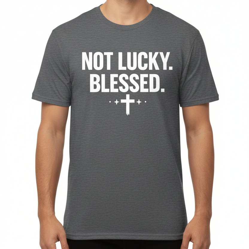 Not Luck Blsd Dk Gry Men